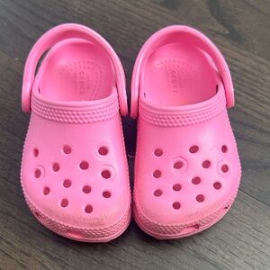 CROCS Kids Vibrant Pink Water Shoes